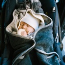 Fußsack für Autositz Wollfleece , Popolini 