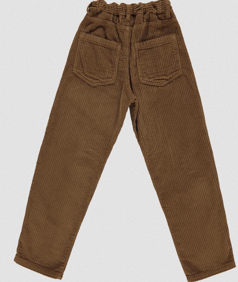Pantalon Carotte Blue Denim, Poudre Organic