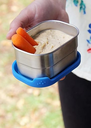 ECOlunchbox Blue Water Bento| Splash POD , Edelstahldose mit Silikondeckel | Lunchbox | Brotdose | Bento Box 