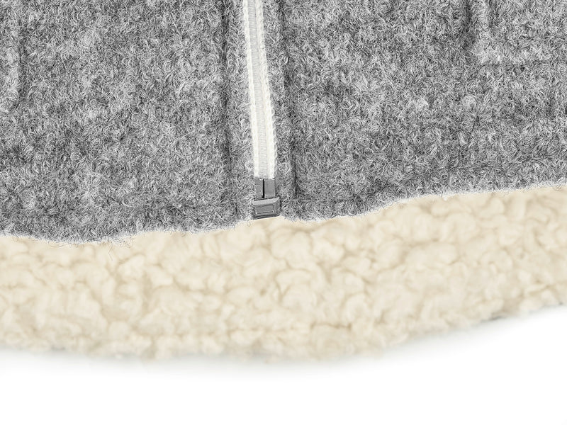 Walk-Jacke mit Teddyplüsch , Halfen 