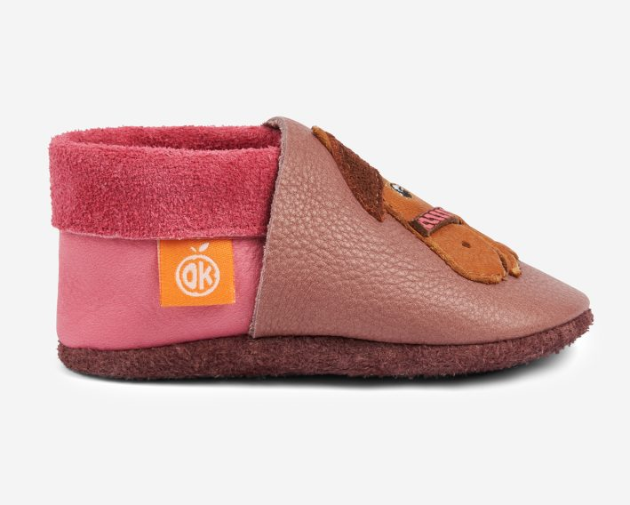 Chaussons bébé " Lion ", Orangenkinder