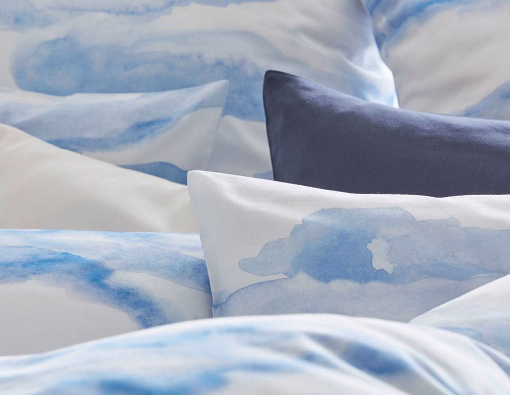 Satin bed linen "Clouds", Cotonea 