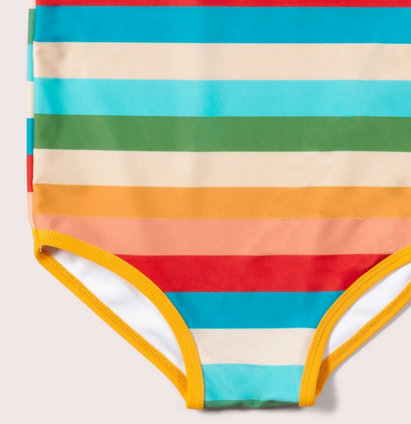  Recycelter Badeanzug "Whale Song" UPF 50+, LGR