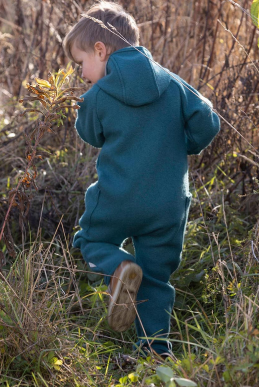 Combinaison en laine bouillie avec zip, Disana