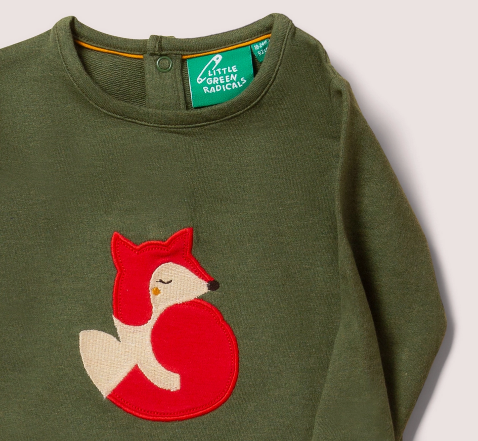 T-shirt bébé à manches longues petit Renard, LGR