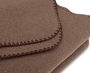 Couverture adulte 100% laine avec bord festonné, Engel