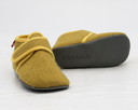 Chaussons pieds nus en laine avec fermeture velcro, Pololo