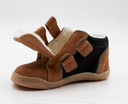 Chaussure enfants Mario avec fermeture velcro, chaussure pieds nus, Pololo