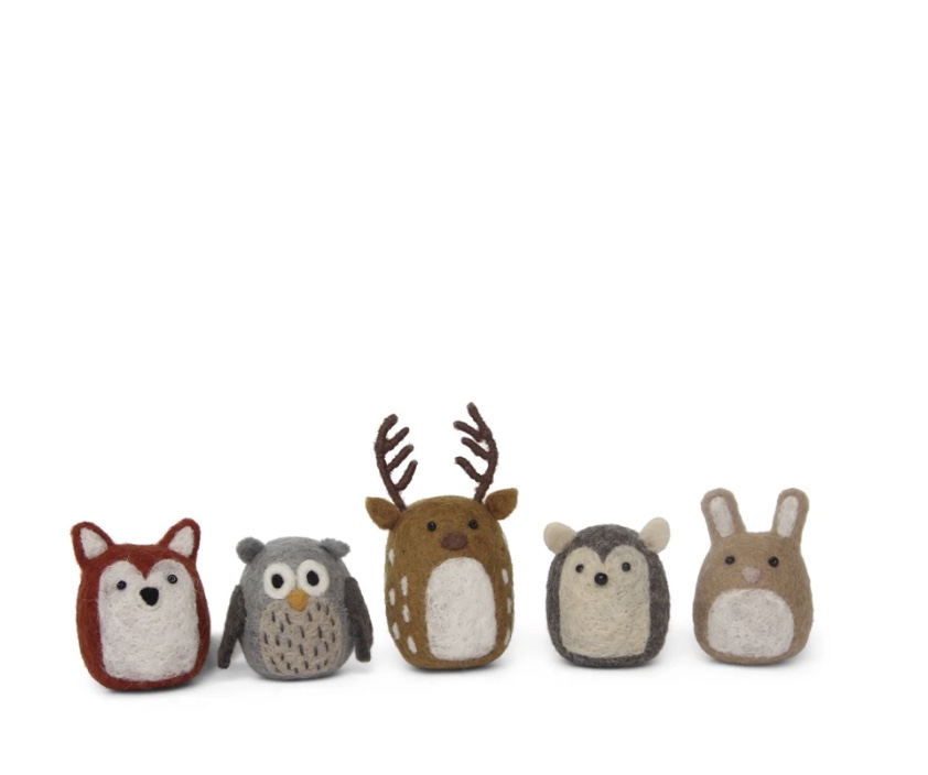 Forest animals - set of 5, Gry and Sif