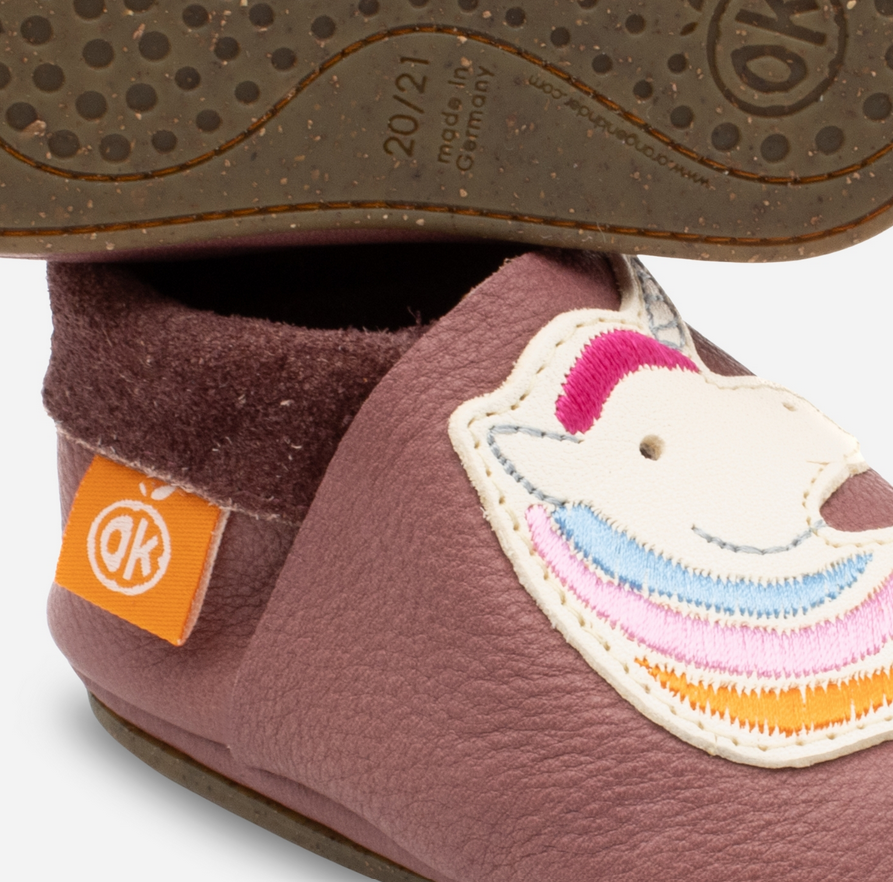 Kindergarten Hausschuhe, Orangenkinder 