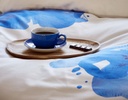 COTONEA bed linen "Blue Windflower"