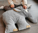 Efie XL Elefant, Spieltier und Kuschelkissen, kontrolliert biologischer Anbau (organic), Made in Germany 