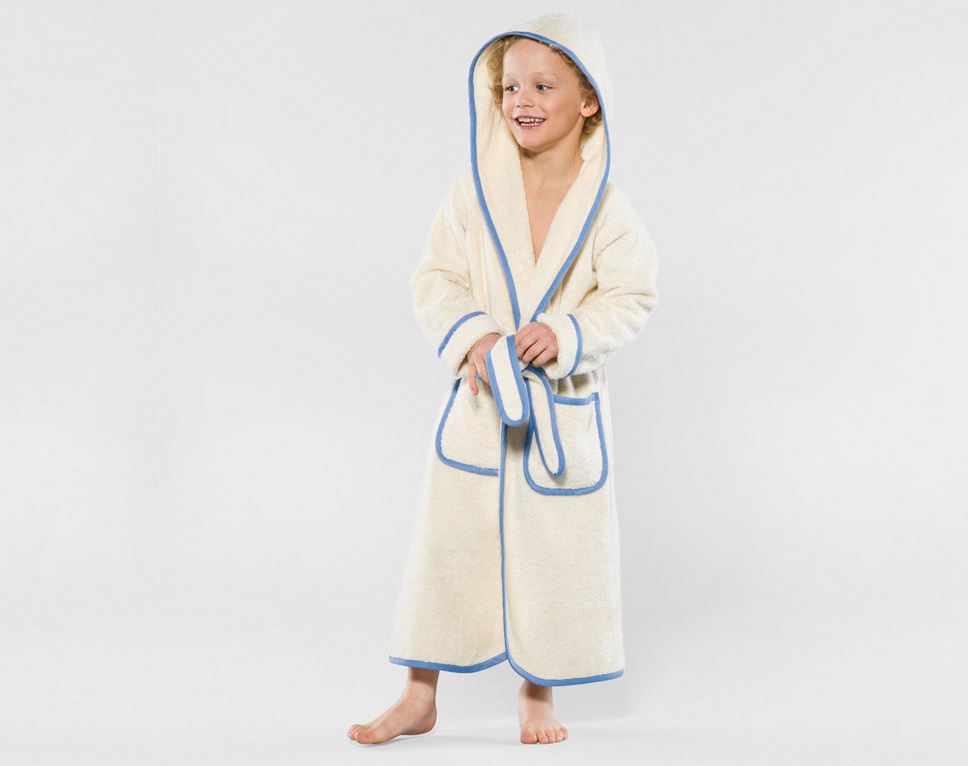 Bio Frottier Bademantel für Kinder, COTONEA 