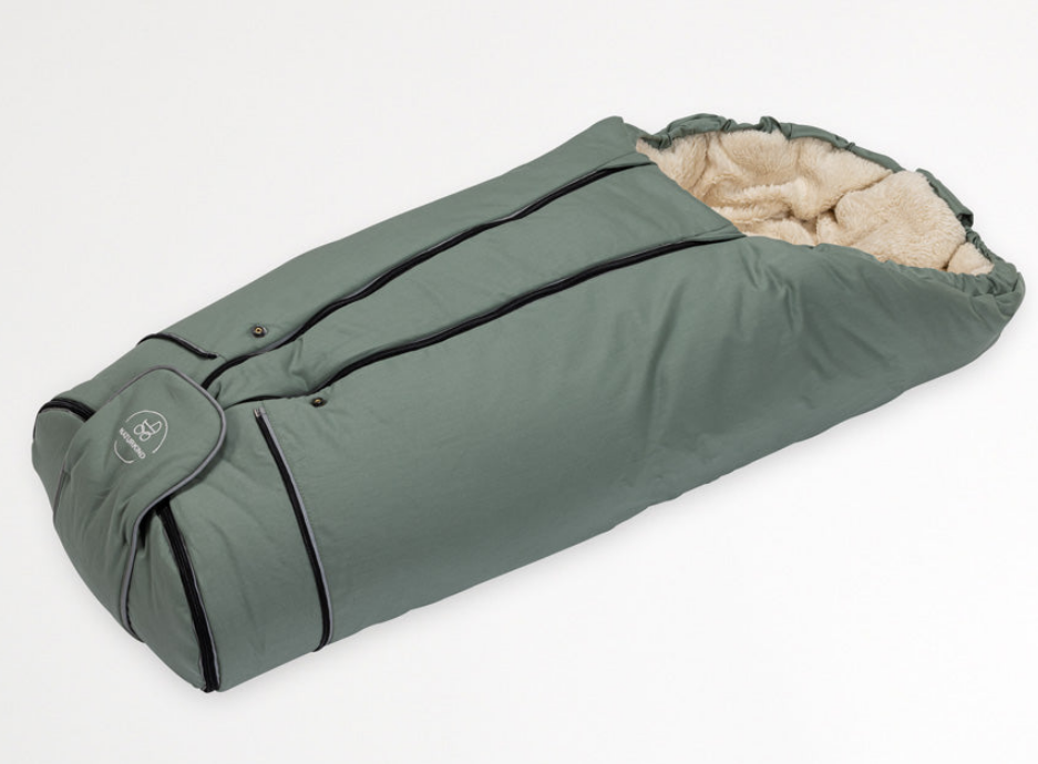 1.Part. Poussette complète "Lux Evo jade" avec tous les accessoires, Naturkind (LNKM)