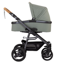 1.Part. Poussette complète "Lux Evo jade" avec tous les accessoires, Naturkind (LNKM)