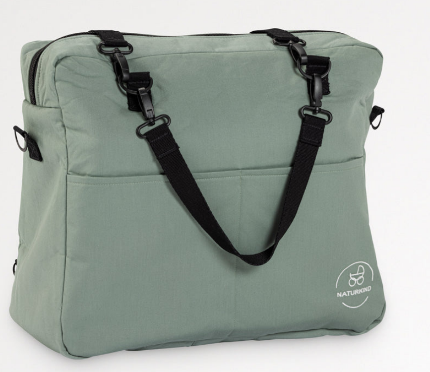 1.Part. Poussette complète "Lux Evo jade" avec tous les accessoires, Naturkind (LNKM)