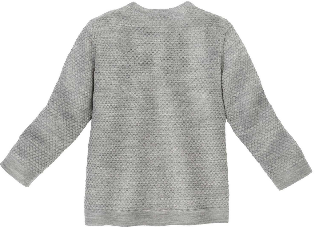 Veste tricotée en nid d'abeille, Disana