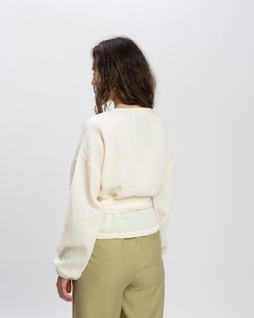 Musselin Wrap Blouse, Matona SS 24/25