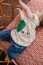 Leichte Denim-Baby-Hose „FISHES EMBROIDERY“, LötieKids SS 25