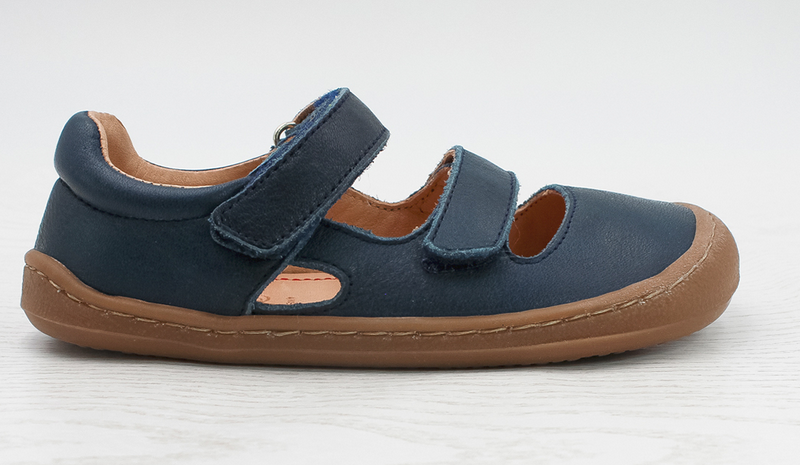 Sandale pieds nus "Mare" bleu, Pololo