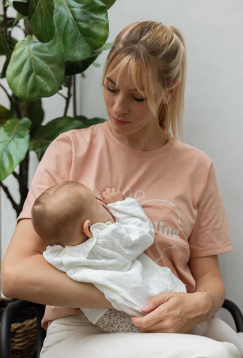 Sweat-shirt d'allaitement brodé "You Milk Me Happy", You & Milk