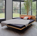 Massivholzbett mit Lattenrost SWING, Holzmanufaktur 