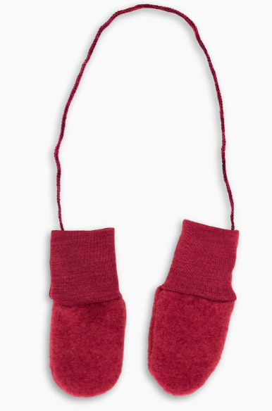 Baby Fäustel, ohne Daumen,Wollfleece, Engel