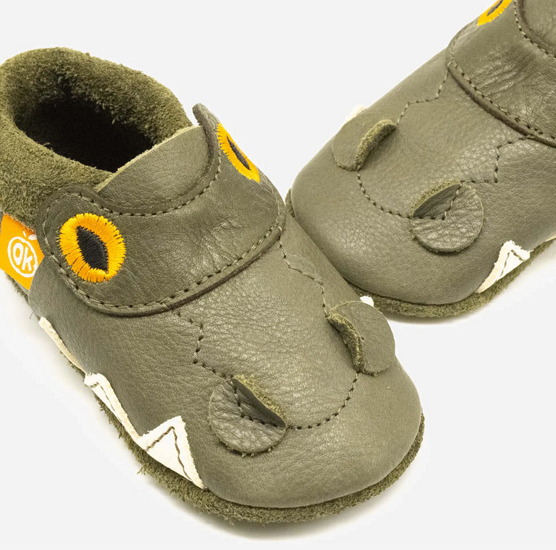 Chaussons enfant "Coco le Crocodile", Orangekinder