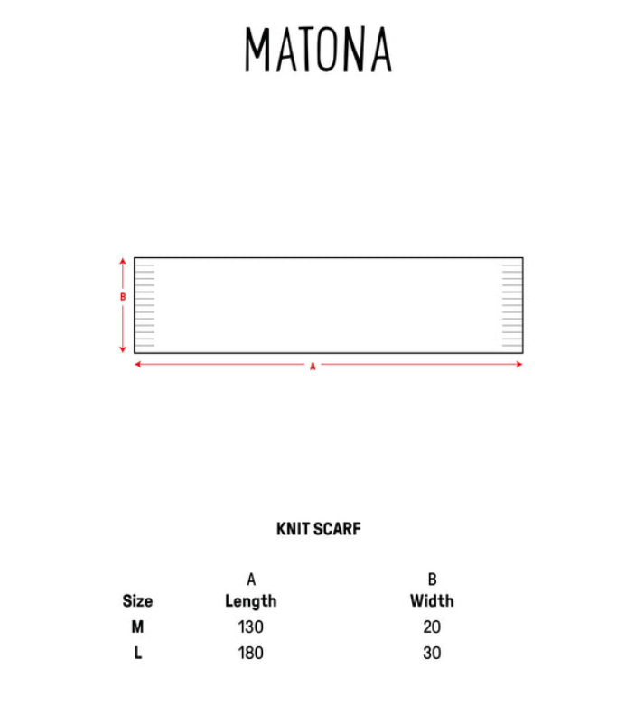 Bandeau tricoté, Matona