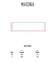 Bandeau tricoté, Matona