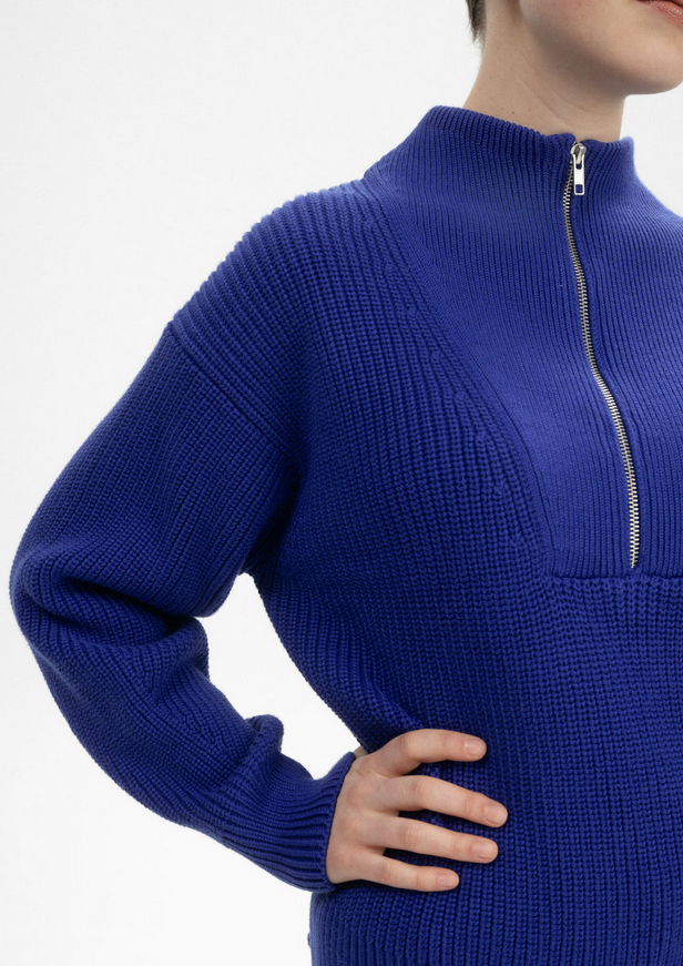 Troyer en maille côtelée "KIMAYA", Mela