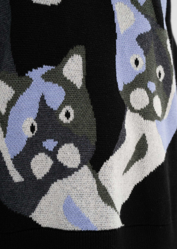 Pull en maille jacquard "FAIZA", Mela