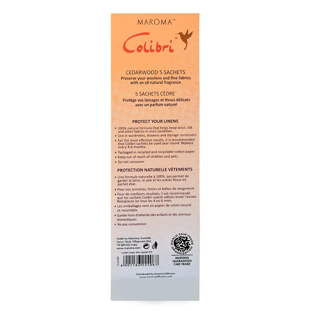 Colibri Sachets Zedern (5 stk)