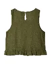 Matona-SS26-Flatlay-Women-Gatherd-Top-olive-2.webp