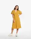 Matona-SS26-Look-Women-V-Neck-Dress-honey-1.webp