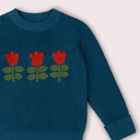 Pull bébé en maille à rayures arc-en-ciel, LGR
