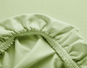 (Cotonea) Jersey-Spannbezug für Kindermatratzen, hellgrün