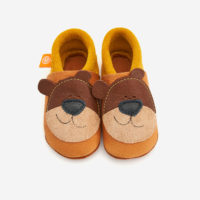 Chaussons Bébé "ours de miel" - Orangekinder