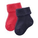 Chaussettes en peluche bébé, pack de 2