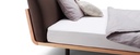 Massivholzbett mit Lattenrosten "Swing"