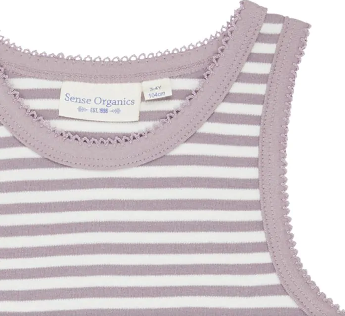 Maillot de corps fille en tissu interlock, DANA, Sense Organics