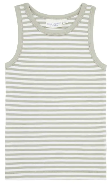 Maillot de corps pour garçons et filles en tissu interlock, DON, Sense Organics