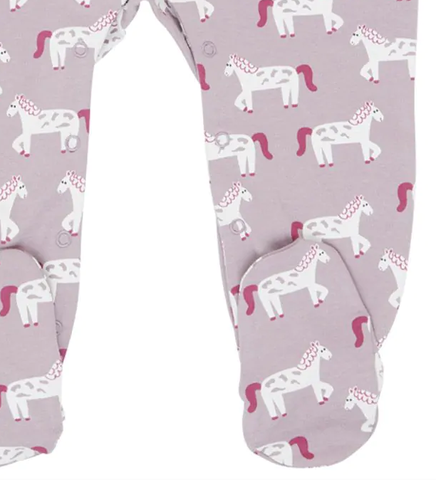 Barboteuse bébé avec pieds, YSIOR, Sense Organics