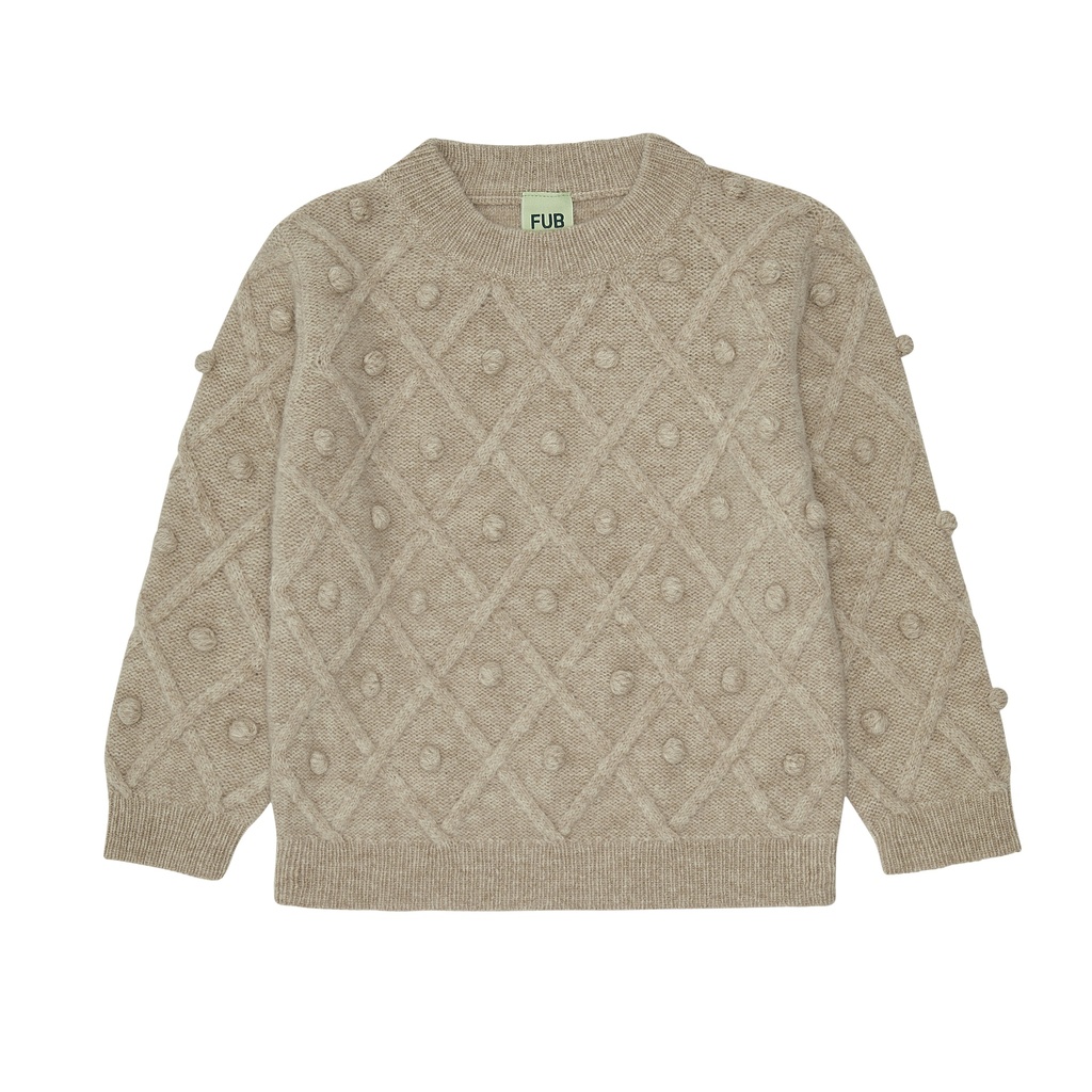 Lambswool Structure Sweater, FUB