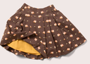 Robe bébé en velours côtelé réversible, LGR