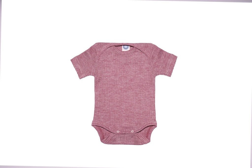 Baby body, short sleeves (wool, cotton,silk), Cosilana