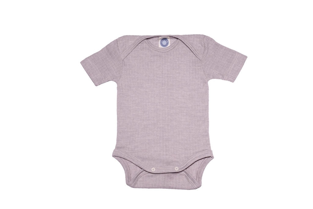 Baby body, short sleeves (wool, cotton,silk), Cosilana