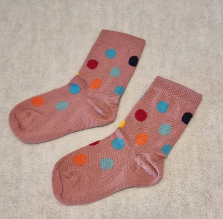 Chaussettes bébé avec points en coton, Grödo