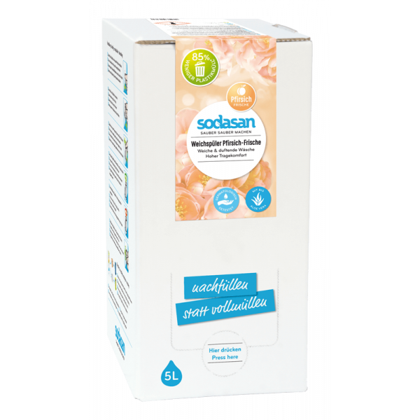 SODASAN fabric softener peach