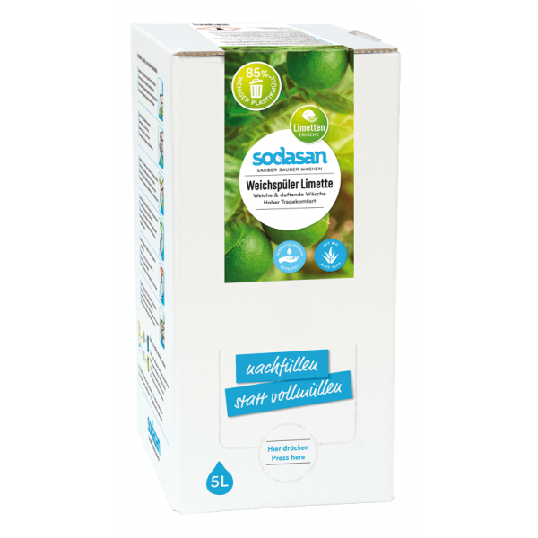 SODASAN fabric softener lime